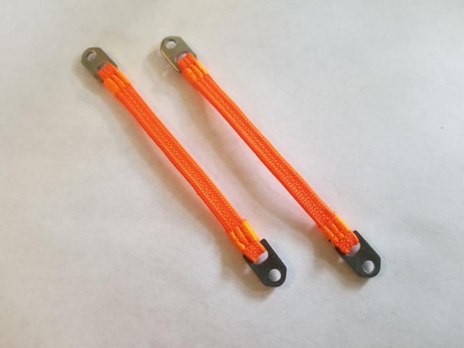 Neon Orange 90mm Limit Straps 