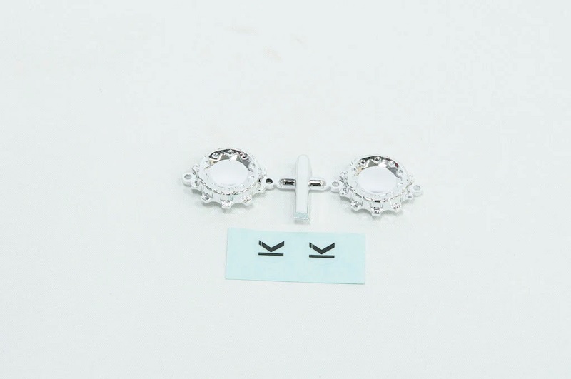 Chrome Wheel Cap, w/Decal, for KG1 Forged KD014 Trident, 2pcs