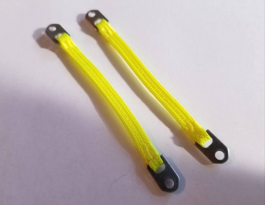 Neon Yellow 90mm Limit Straps 