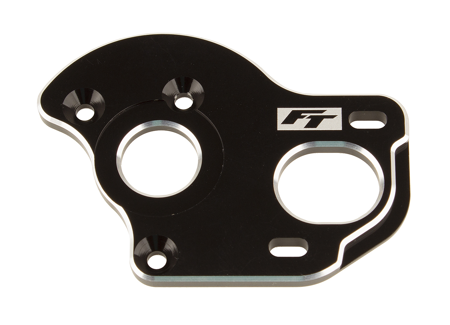 RC10B6.1 Factory Team Laydown/ Layback Motor Plate 3.5mm, Blk