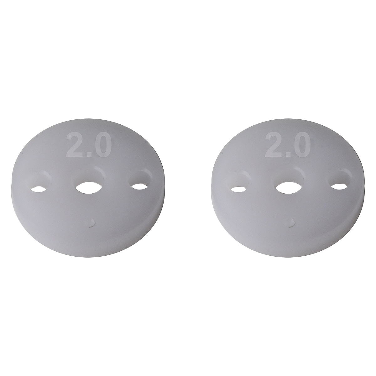 RC10B7 13mm Shock Pistons, 2.5mm, 2x2.0