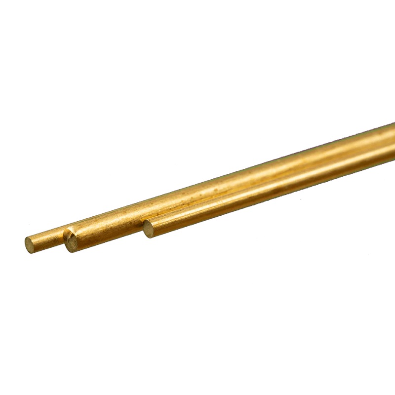 Round Brass Rod Assortment: 0.114, 0.081, 0.072 Solid