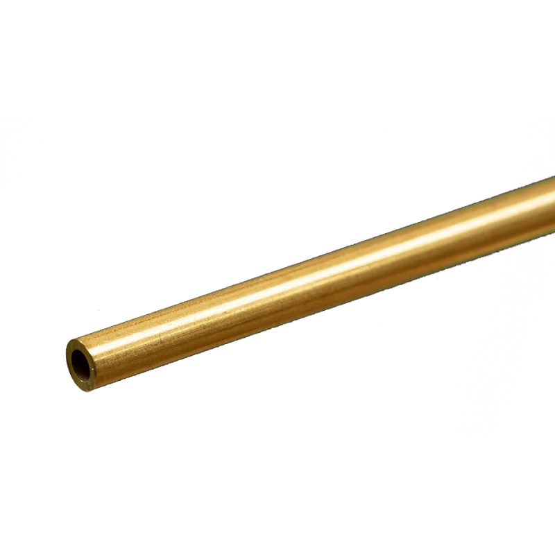 Round Brass Tube: 5/32" OD x 0.029" Wall x 12" Long