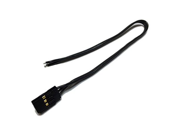 Black Servo Lead (Gold Connector)