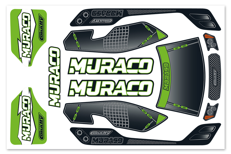Body Decal Sheet  - Muraco XP 6S - 1 pc