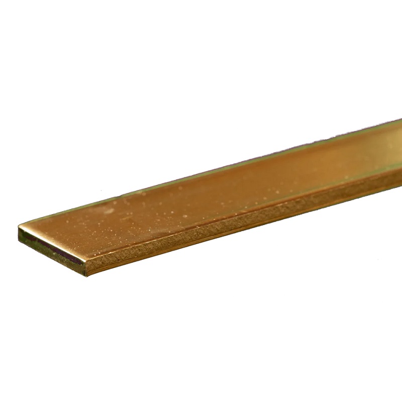 Brass Strip: 0.093" Thick x 3/4" Wide x 12" Long
