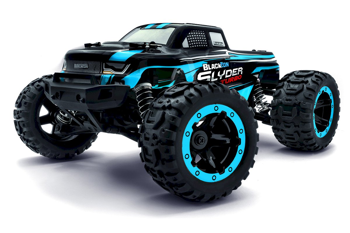 Slyder MT Turbo 1/16 4WD 2S Brushless Monster Truck - Blue