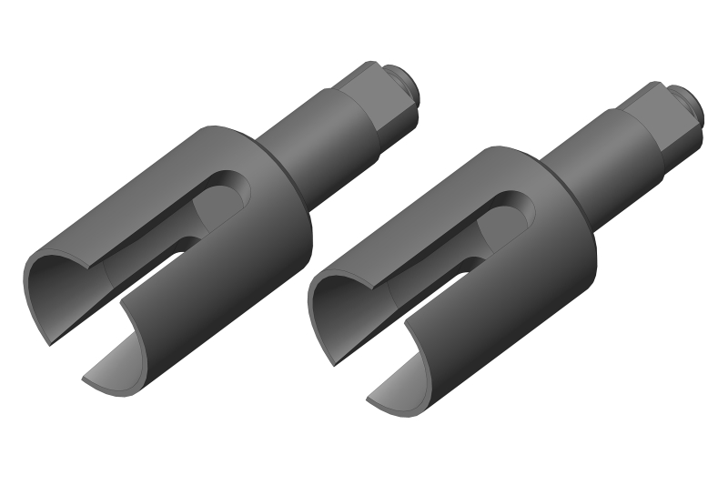 Differential Outdrive Cup - Steel - 2 pcs: Mammoth, Moxoo,