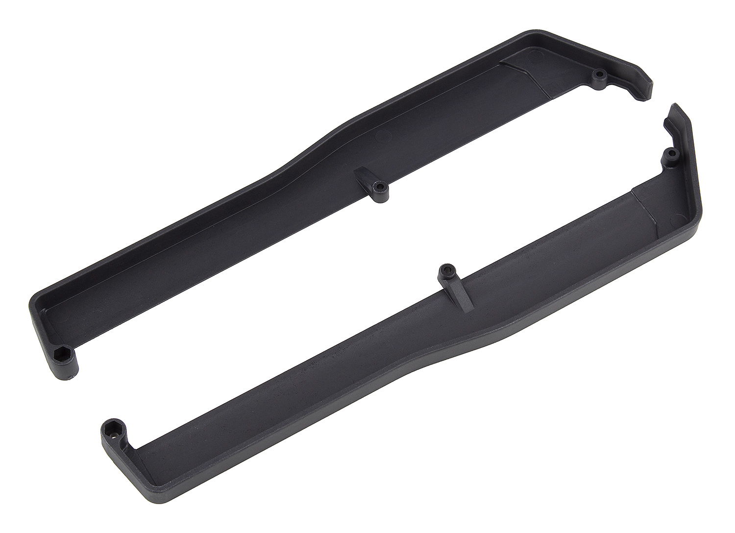 Team Associated RC10B74.1 Factory Team Side Rails (Carbon)