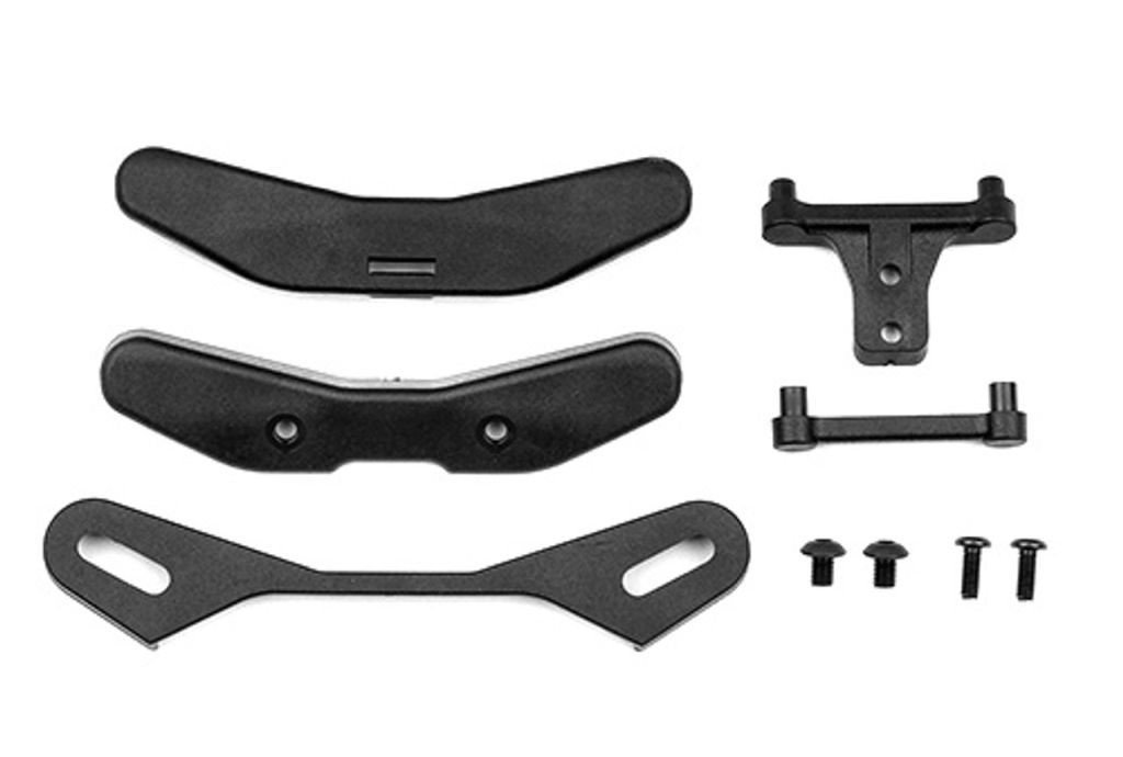 RC10B7 SHOCK TOWER COVER AND UPPER WING MOUNT SET