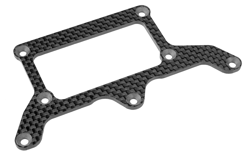 Rear Pod Lower Plate SSX-10 - Graphite 2.5mm - 1 pc