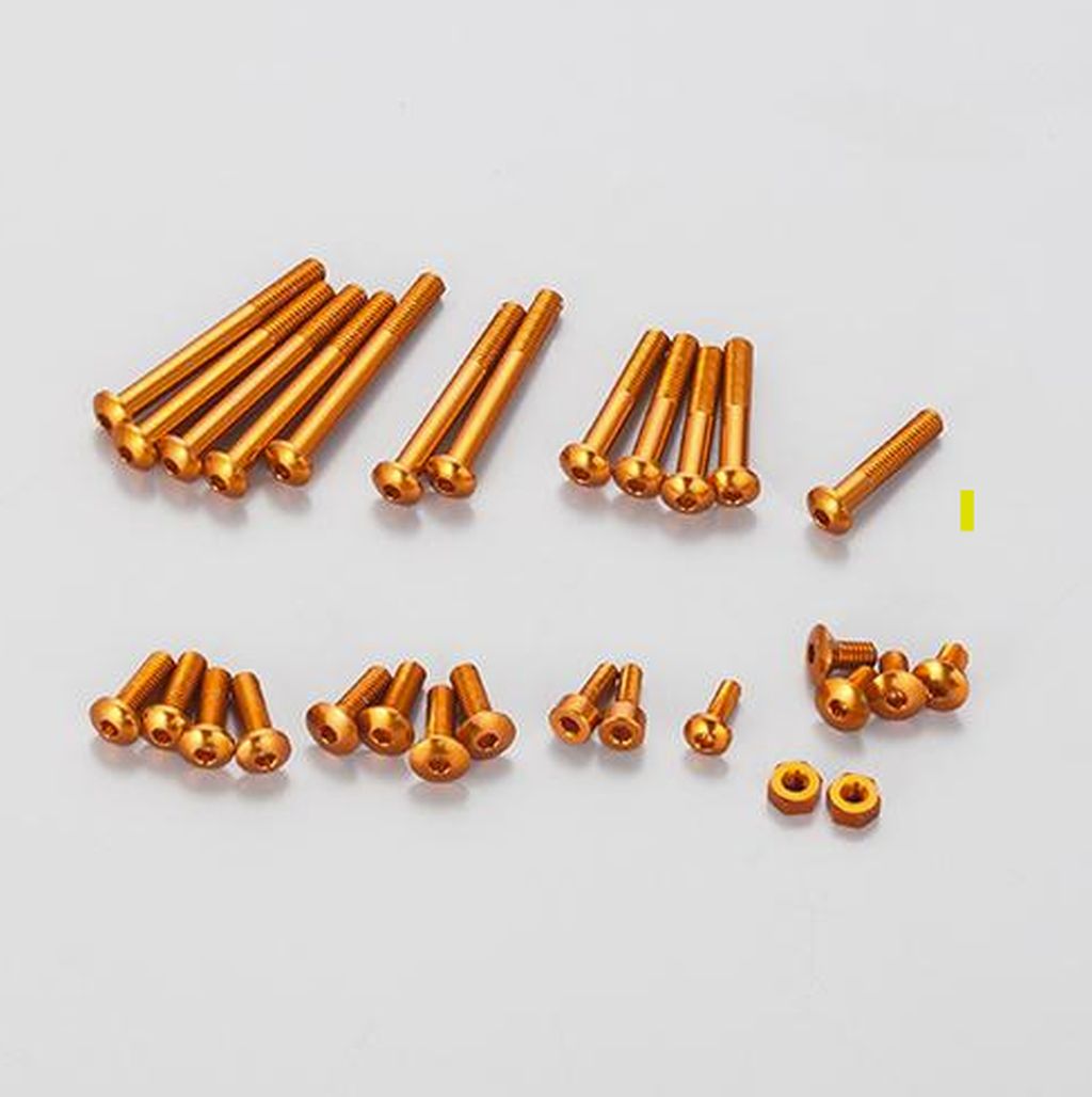 Aluminum Screw Set for EX-RR/EX-2 (Orange)