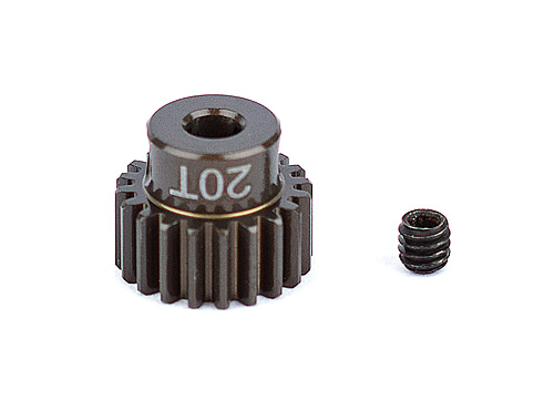 FT Aluminum Pinion Gear, 20T 48P, 1/8" shaft