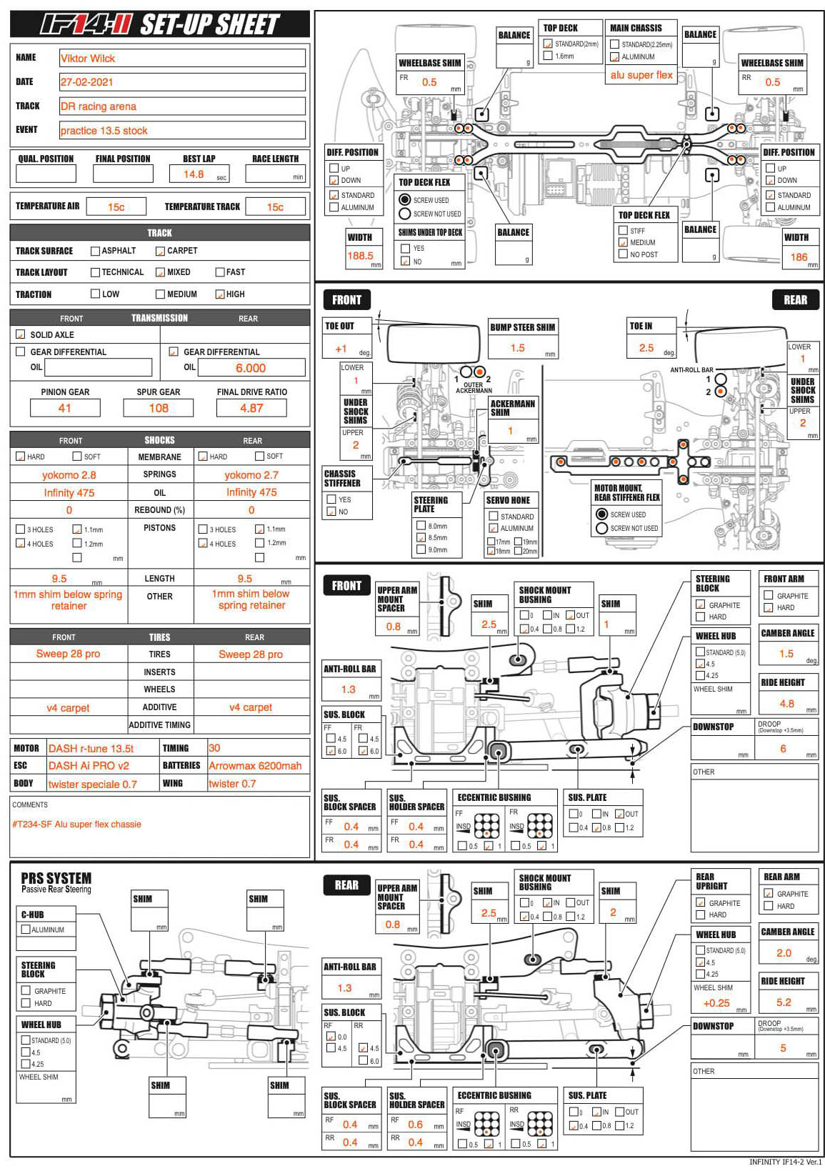 DR Racing Arena High Mixed V. Wilck