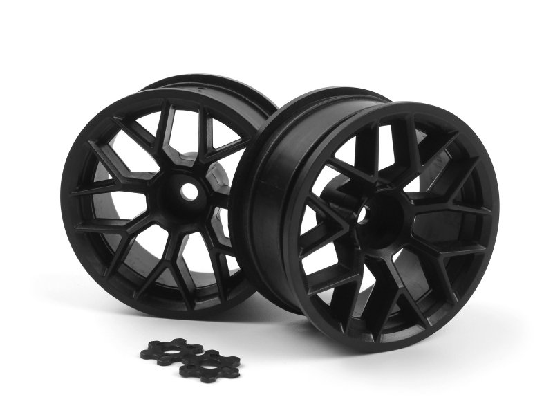 RTR Wheel 26mm Black 9mm Offset, Pair for Sport 3
