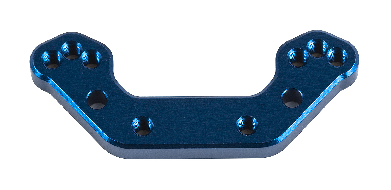 RC10B7 Rear Ballstud Mount, blue aluminum
