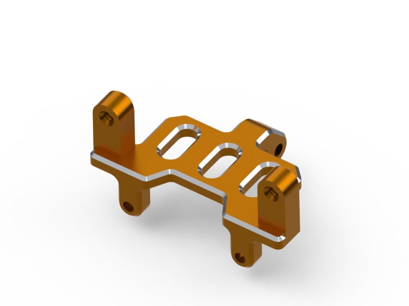 Aluminum Steering Servo Mount (Orange), for Venture18