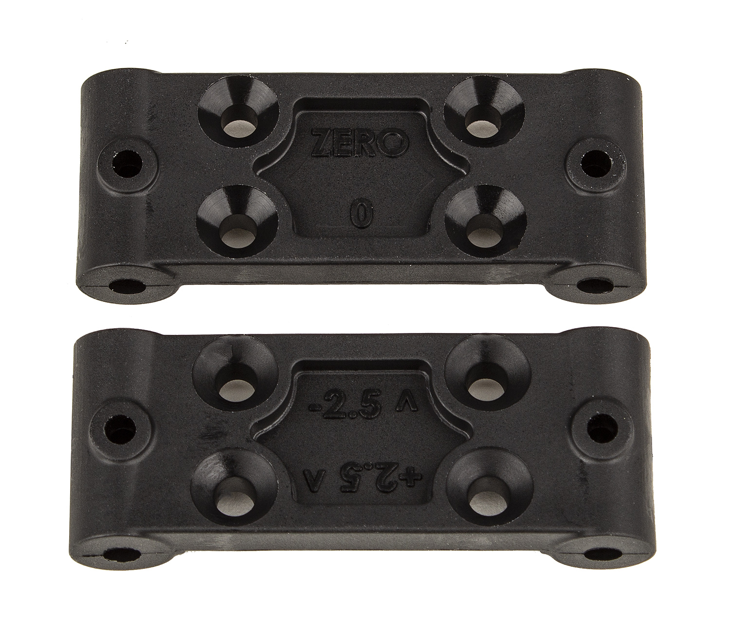 RC10B6.4 Front Bulkhead Set 0deg amd 2.5deg
