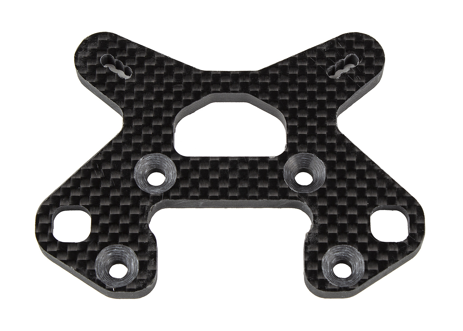 RC8B4.1 FT Front Shock Tower, 26.5, Carbon Fiber