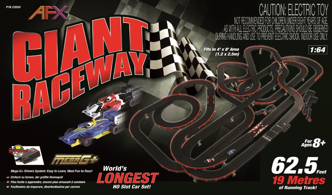 Giant  HO Slot Car Set 