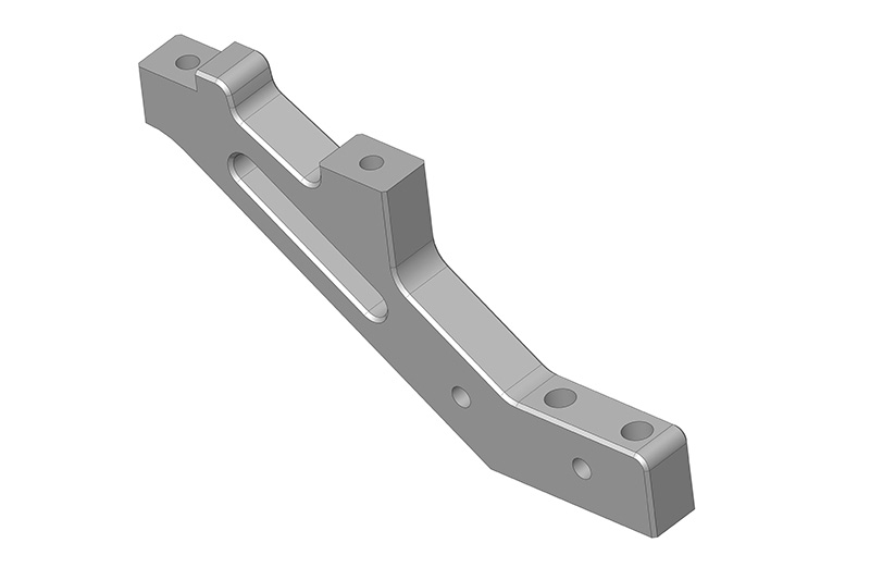 Chassis Brace - XTR - Front - Aluminum - Titanium - 1 Pc