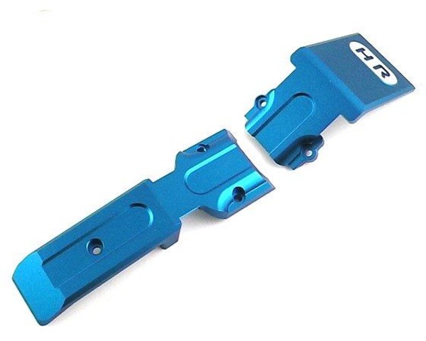Aluminum Front Skid Plate (Blue), for Traxxas Revo