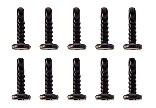 Screws, M3x0.5x16mm LP SHCS, Black
