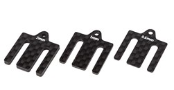 RC10B7 FT Front Bulkhead Shims, carbon fiber