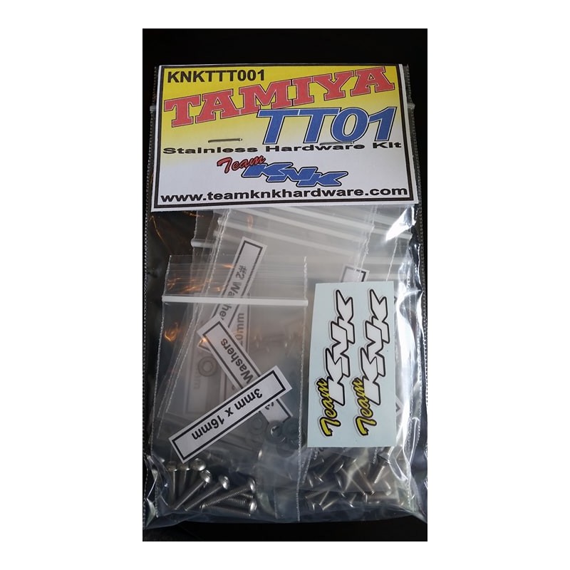 Stainless Hardware Kit for Tamiya TT-01