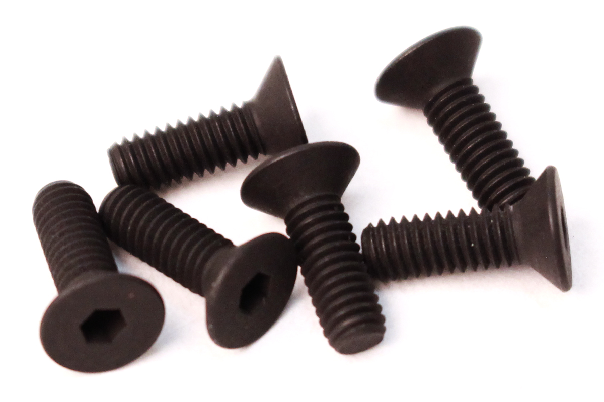 Flat Head Screws M4x12mm (6pcs)