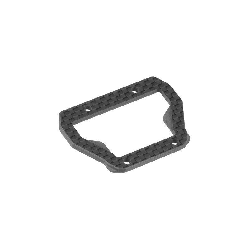 B74 / B74.1 Carbon Fiber Cente Bulkhead Top-Plate, Ribbed &