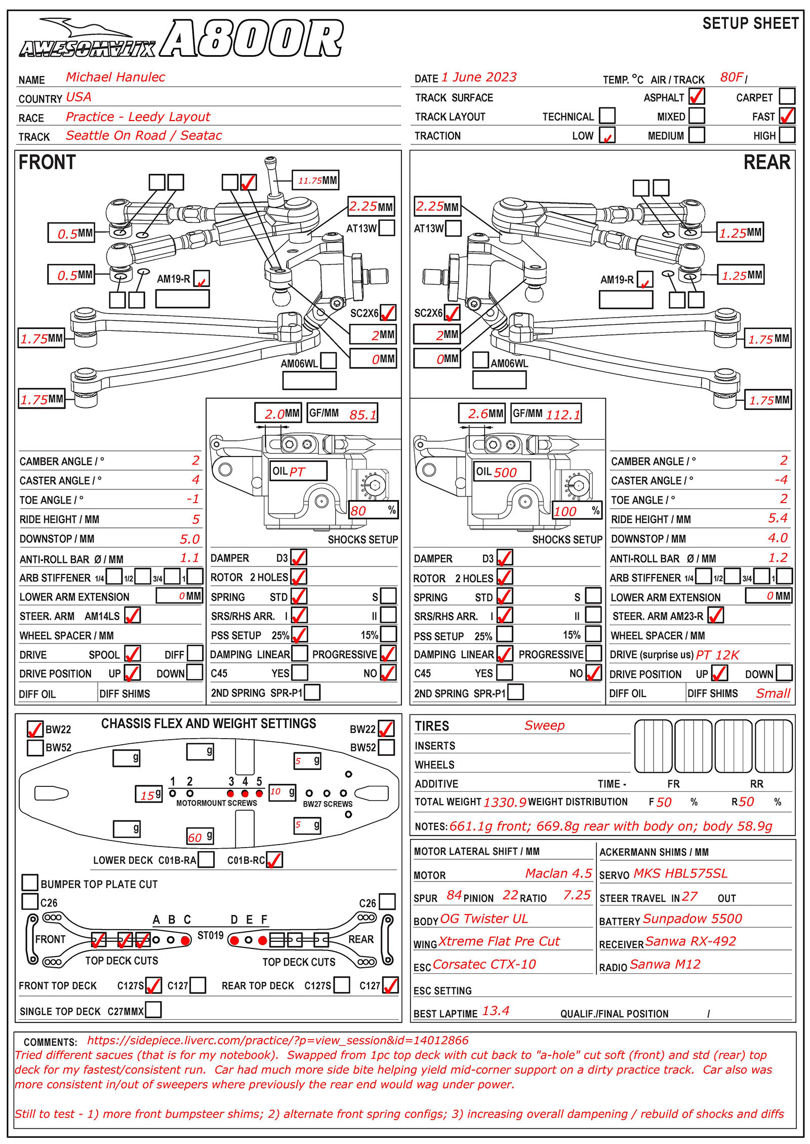 Practice - SeaTac Leedy Layout