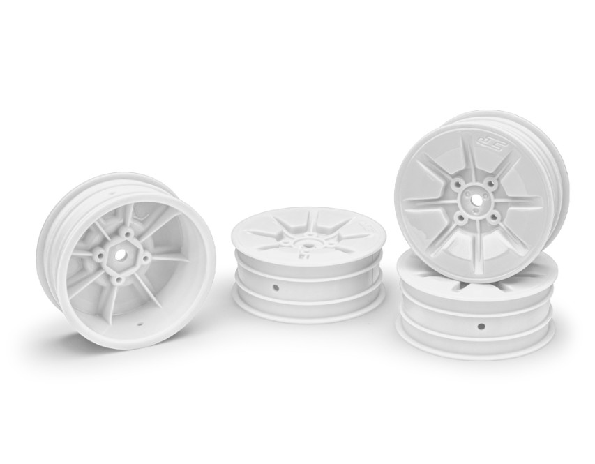 Pioneer - RC10B7/RC10B7D 2.2" 2wd Buggy Front Wheel (White)