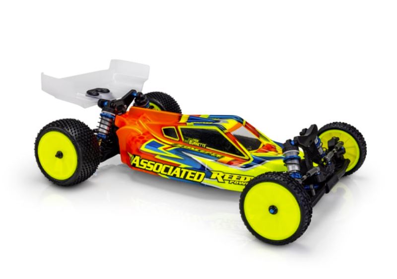 P2 - RC10B7 Body w/ Carpet/Turf/Dirt Wing, Light-Weight, Fits Team Associated RC10B7