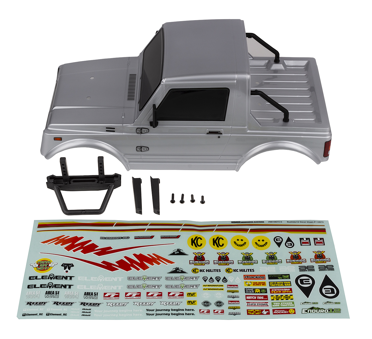 Enduro12, Bushido Body Set, Silver