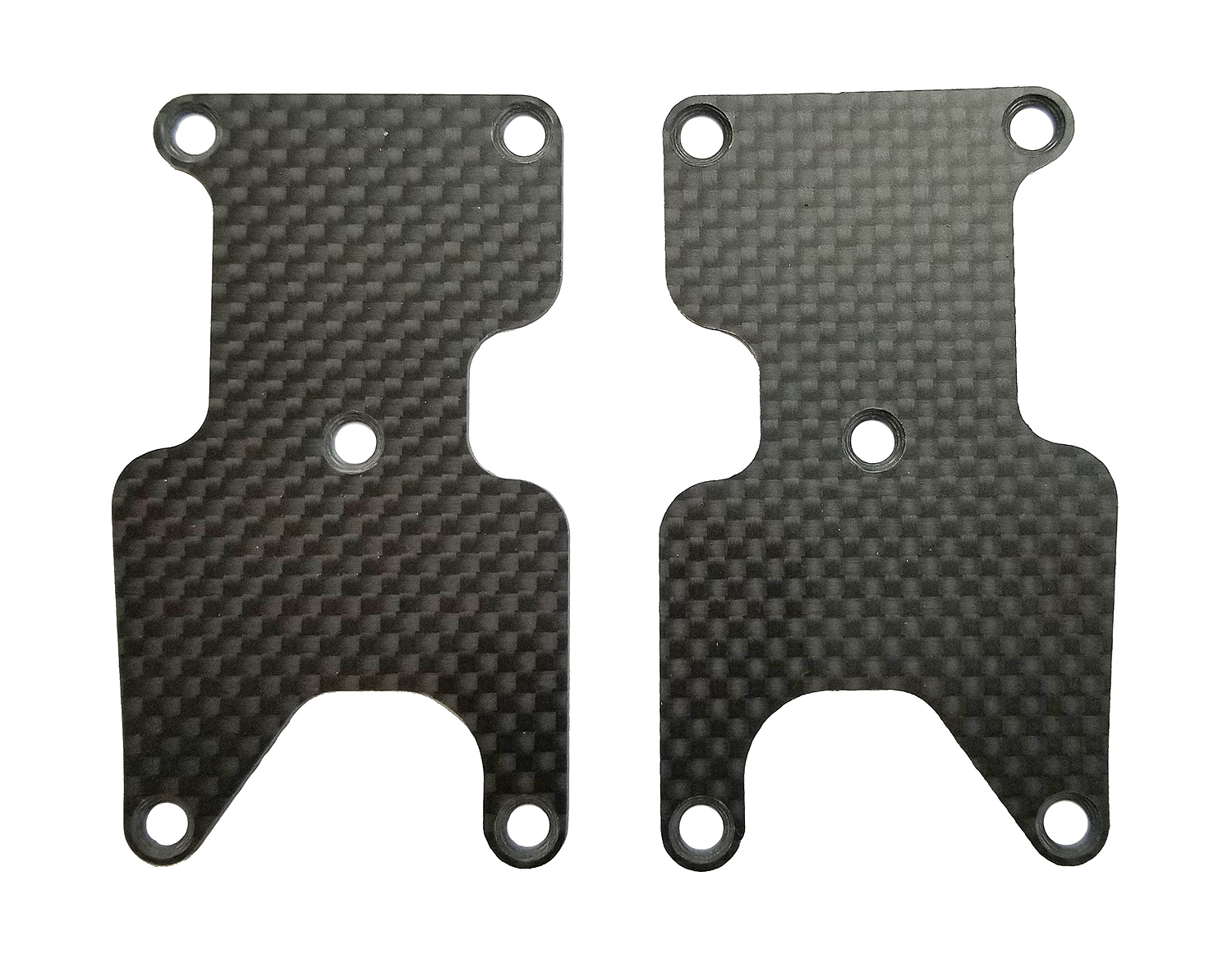 RC8B3.2 FT Rear Suspension Arm Inserts, Carbon Fiber, 1.2mm