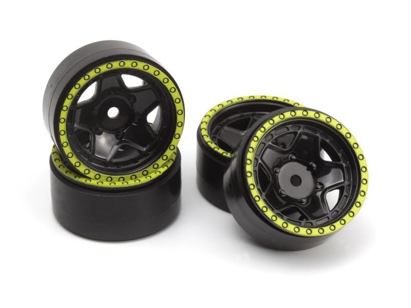 CL-5 Beadlock Wheel 1.2in (Green/4pcs)