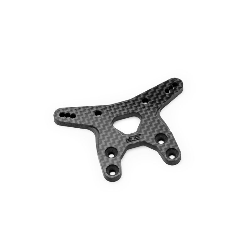 RC10B7 Carbon Fiber Front Shock Tower, Black, Fits RC10B7, RC10B7D