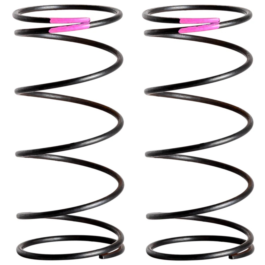 1UP Racing X-Gear 13mm Front Buggy Springs (2) (3X Hard/Pink)