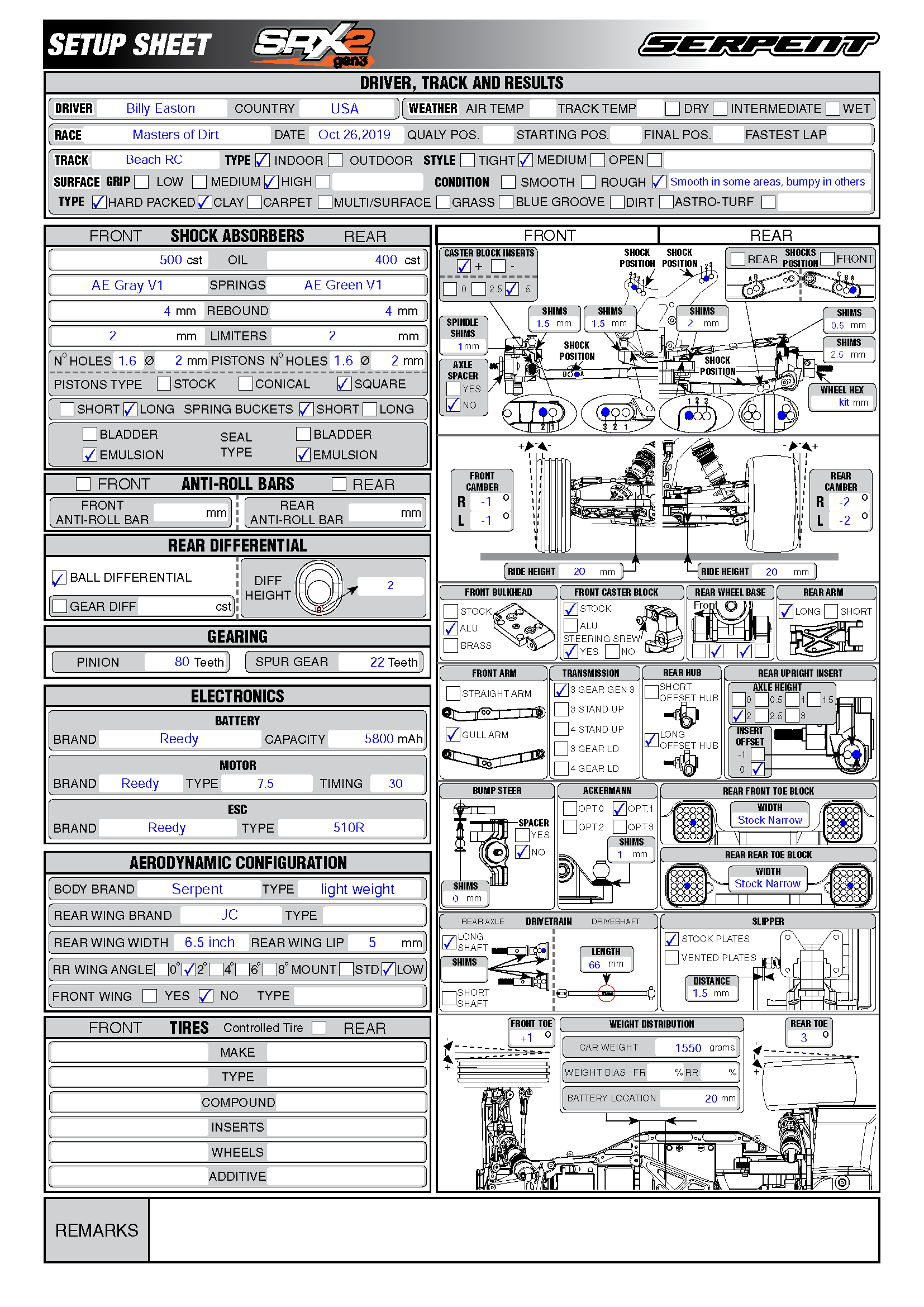 Master of Dirt - Beach RC