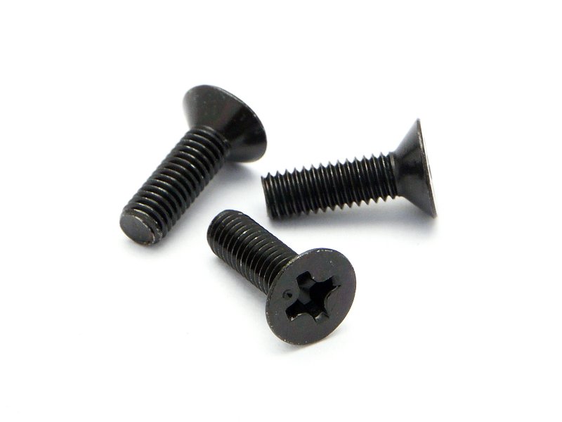 Flat Head Screw M3X10mm (6pcs)