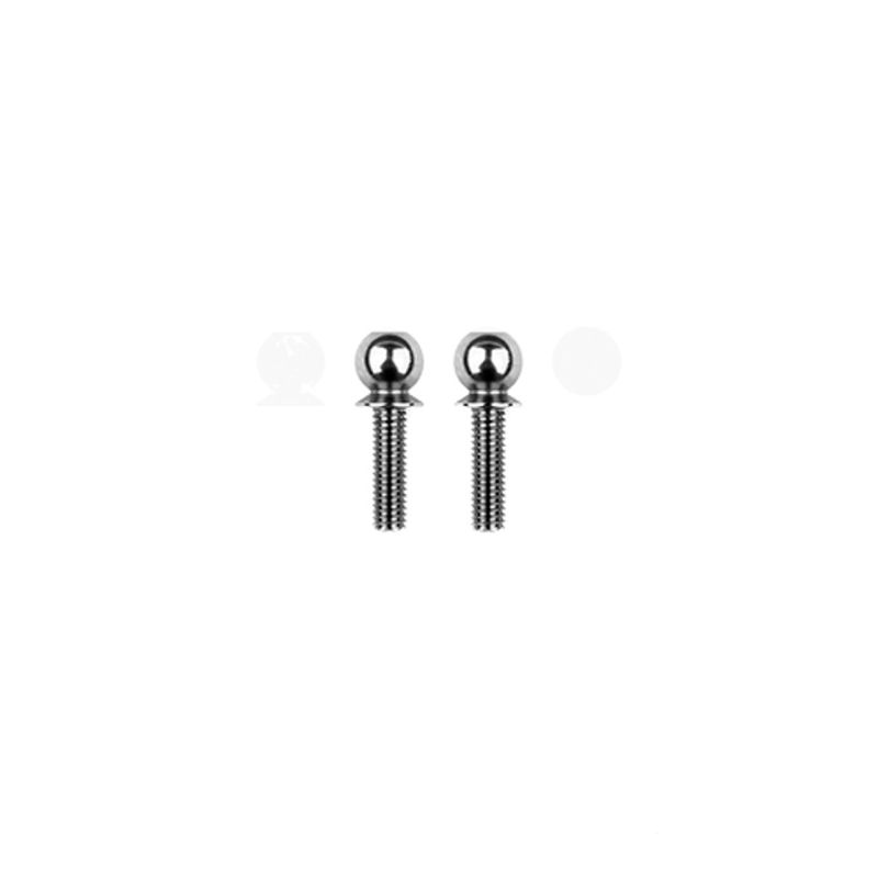 FT HD Titanium Ballstuds Short, 10mm