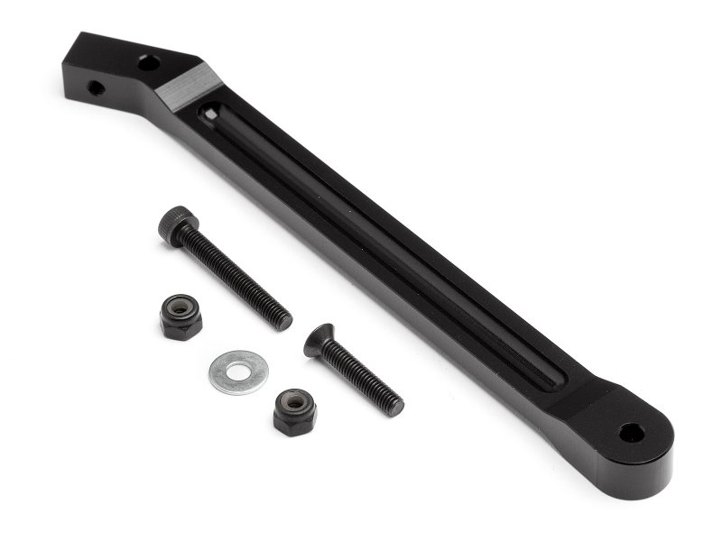 Aluminum Rear Chassis Brace Black (Trophy Buggy) (Opt)