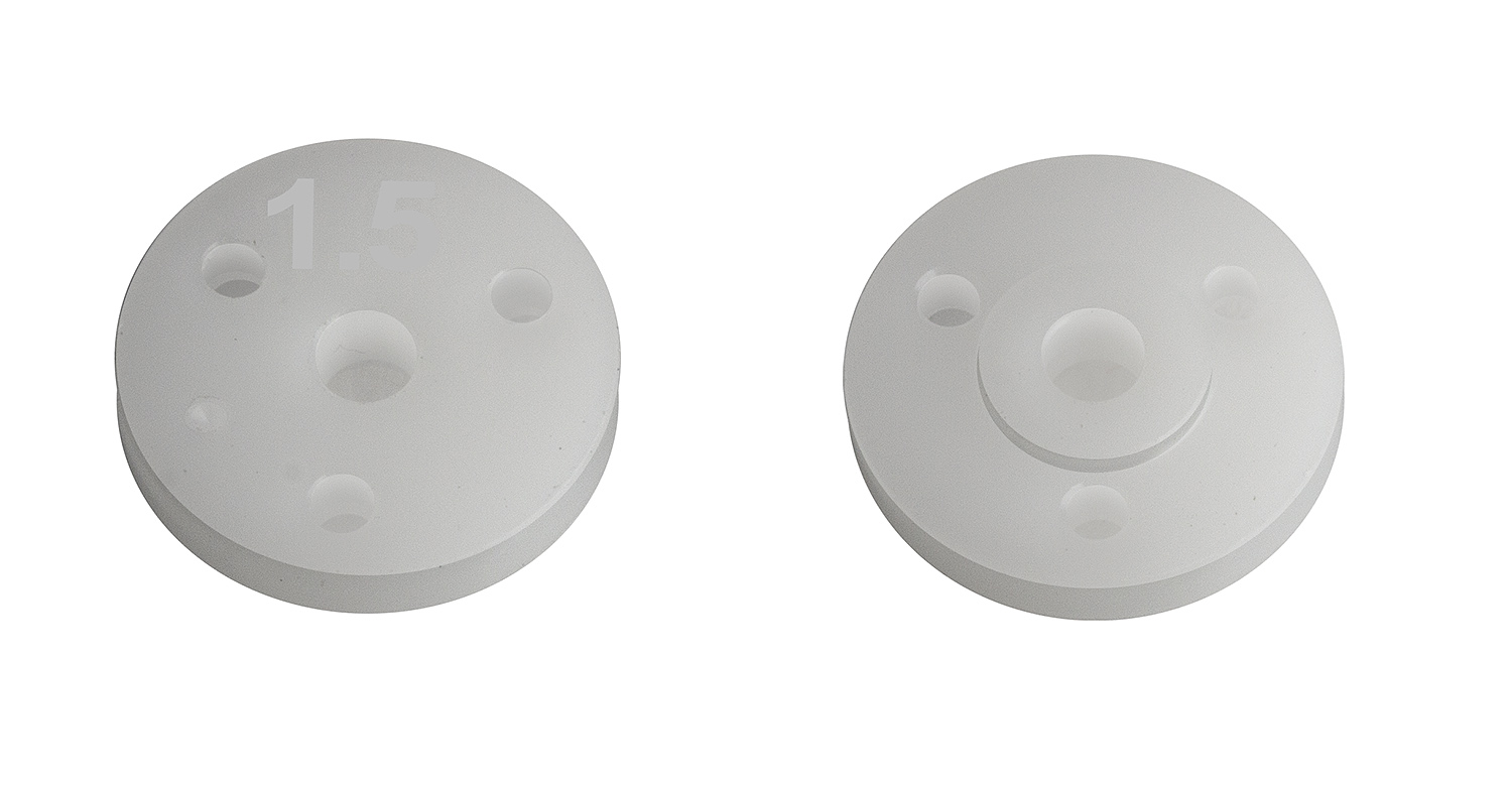 Team Associated FT 13mm Shock Pistons, 2mm, 3x1.5