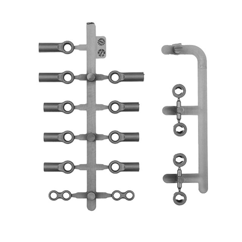 RC10TC8 Ball Cups, Arm Ball Inserts and Anti-Roll Bar Link