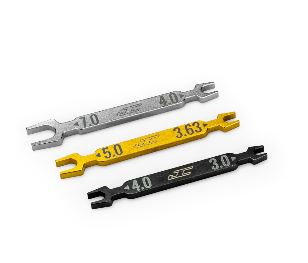 Combo Open Wrench Set, 3pcs, (3.0/4.0, 3.63/5.0, 4.0/7.0),