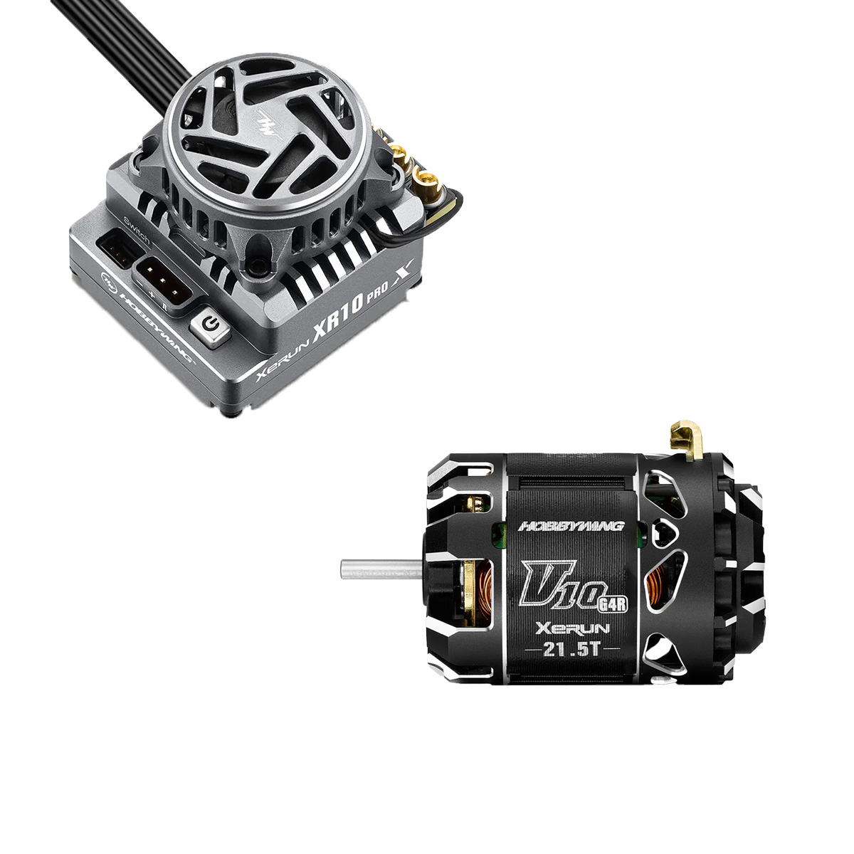 XR10 Pro G3X ESC + V10 G4R 21.5T Spec Motor Combo