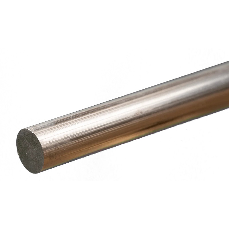 Round Aluminum Rod: 3/8" OD x 12" Long