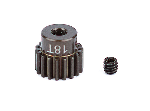 FT Aluminum Pinion Gear, 18T 48P, 1/8" shaft