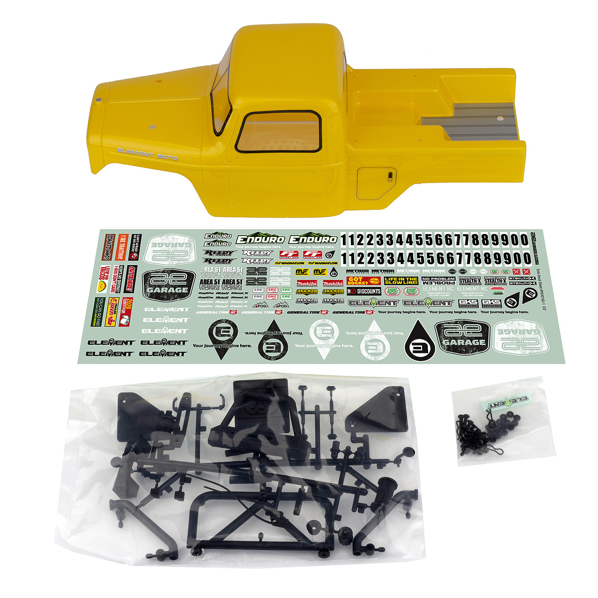 Enduro Ecto Body Set, Yellow 